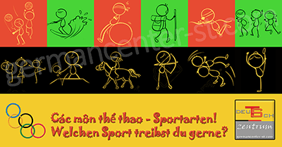 Các môn thể thao trong tiếng Đức - Sportarten