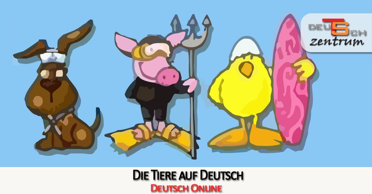 Die Tiere auf Deutsch